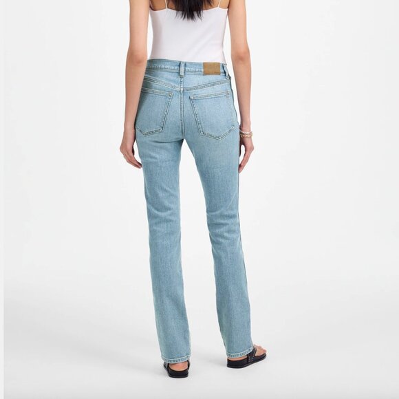 Madewell High-Rise Stovepipe Jeans MagicPockets Medium Light Denim 25 - Picture 2 of 11